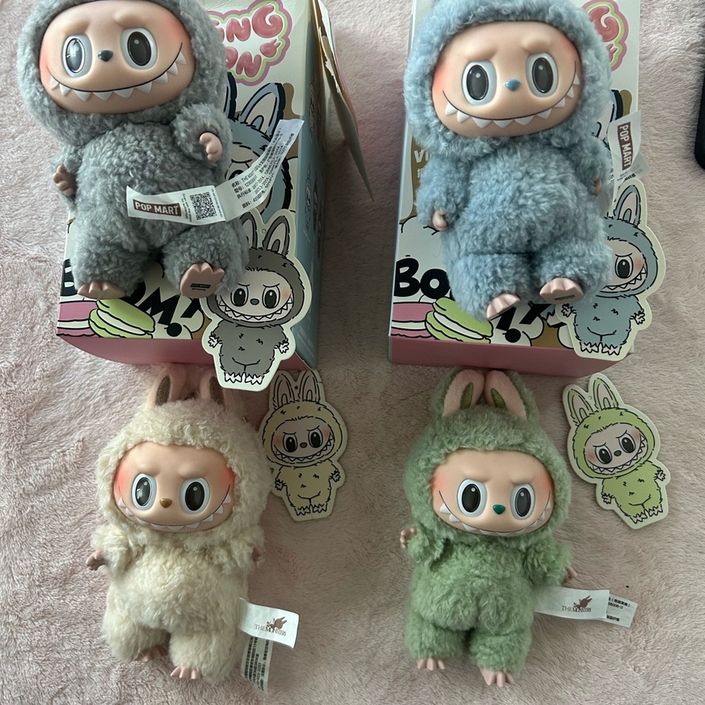 100% Authentic Labubu’s Keychain Plush Dolls